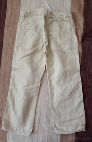 Ľanové letné nohavice H&M v. 110 - 2