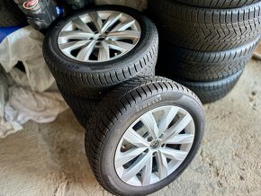 ❇️ 5x112 R17 ALU DISKY 215/55 ZIMNÉ PNEU VW,ŠKODA,AUDI,SEAT - 2