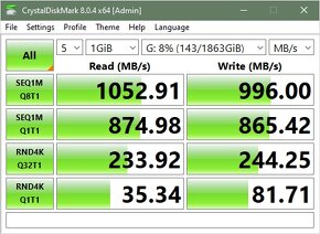 Asus TUF Gaming A1 M.2 Nvme externý box + 2TB SSD - 2