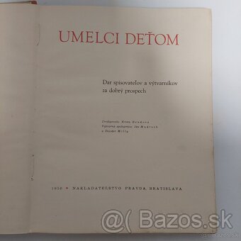 Retro kniha Umelci detom - 2