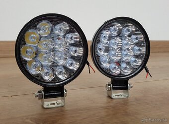 LED SVETLA OKRUHLE - 2ks - 42W + kabeláž - 2