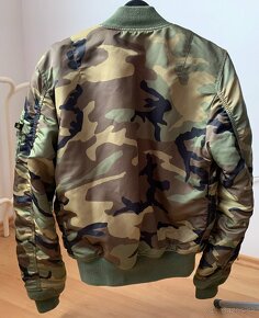 Alpha Industries bunda bombera Camo Bomber velkosť XS (S) - 2