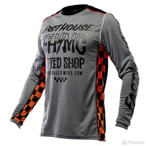 Dres Fasthouse Grindhouse Brute Jersey - Gray/Black - 2