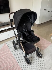 Cybex Priam 4.0 rosegold + Onyx Black v záruke - 2