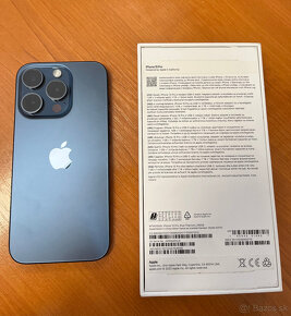 iPhone 15 Pro 256GB Blue Titanium REZERVOVANÝ - 2