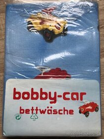 POSTEĽNÉ OBLIEČKY BOBBY CAR do postieľky + darček - 2