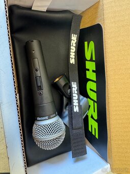 Predám SHURE SM58 s vypínačom - 2