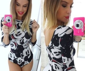 Krásne Body Mickey Minnie Mouse Disney S-M - 2