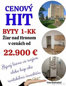 Byty / garsónky na predaj - 2