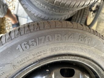 Gumy 165/70 R14 + disky 4ks Fabia - 2