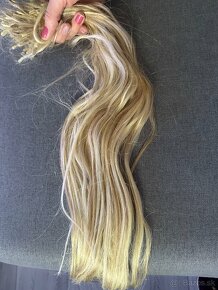 Vlasy na nadpojenie blond Great lengths - 2