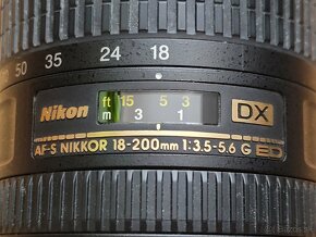 Objektív NIKON - NIKKOR AF-S 18 - 200 - 2