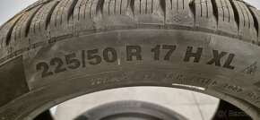 Zimné pneu Continental 225/50 R17. Dezén 8.5 mm. DOT 4020 - 2