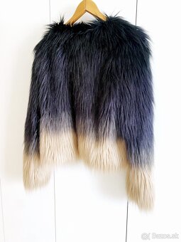 nový kabát faux fur Retro Jeans - 2