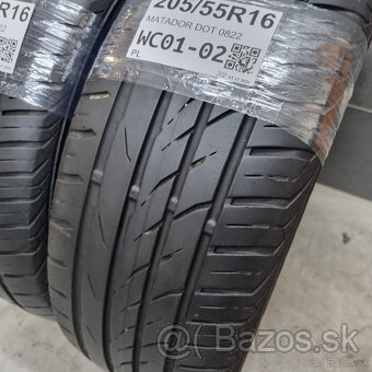 Letné pneumatiky 205/55 R16 MATADOR DOT0822 - 2