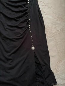 Čierne elegantné šaty s čipkou Mayo Chix - 2