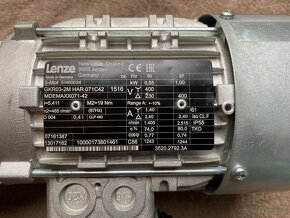 Elektromotor s prevodovkou Lenze GKR03-2M      0,55KW - 2