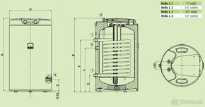 Predam zasobnik TUV bojler dražice 125l - 2