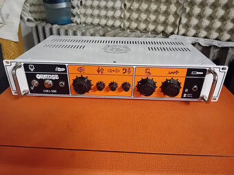 Basový aparát Orange OB1 500 a reprobox Orange OBC410 - 2