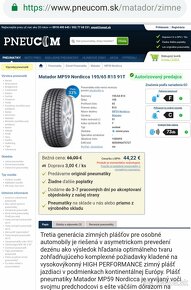 Zimná pneumatika 195/65 R15 01 - 2