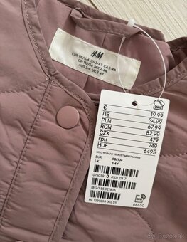 H&M prechodná bunda vel.98/104 - 2