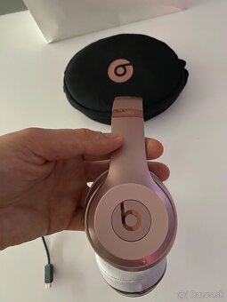 Sluchátka Beats Solo 3 Wireless Rose Gold Top stav - 2