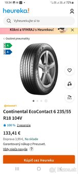 Continental Ecocontact6 235/55r18 V XL - 2