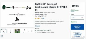 PARKSIDE Benzínové kombinované náradie 4 v 1 PBK 4 B3 - 2