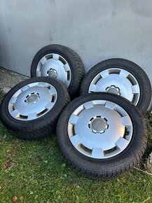 Plechové disky +Zimne pneu Fulda 205/55 R16 5x112 - 2