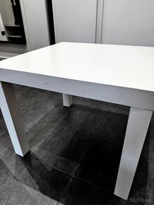 Ikea stôl 2x biely a čierny - 2