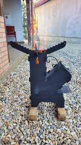 Raketova pec,záhradný gril,rocket stove. - 2