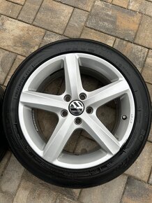 17"Elektróny originál Volkswagen Golf 6,7,8 5x112 letné 2 ks - 2