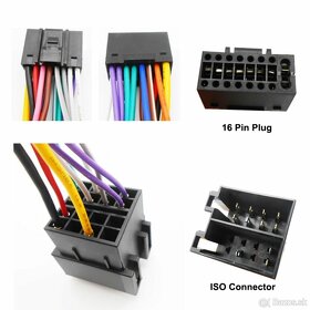 Autorádio redukcia - ISO na 16 pin - 2