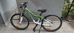 Predám detský bicykel 24 kola Koná bielo zelený - 2