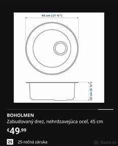 Kuchynský drez Ikea - 2