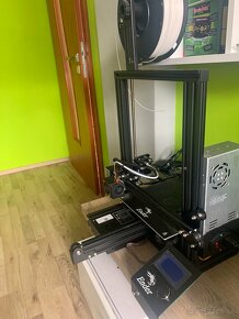 Ender-3 3D tlačiareň + 1kg zelený filament z ABS plastu - 2