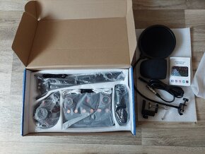 Set mikrofónu + bluetooth zvuková karta pre streamerov - 2