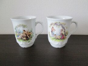 Zberateľské porcelánové značené hrnčeky - 2