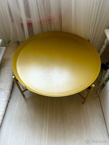 Kovový dizajnový stolík IKEA - 2