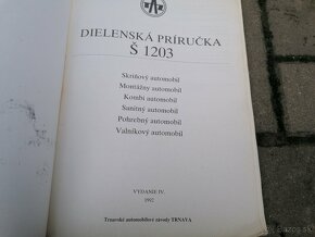 Predám kniha Dielenská príručka Škoda 1203 - 2