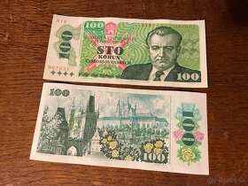 100kčs 1989 Gottwald - 2