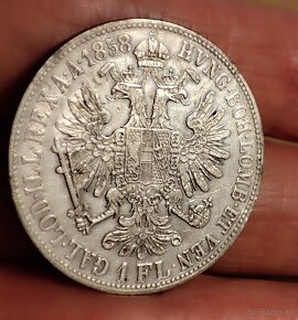 Predám 1Gulden/Florin 1858 B - 2