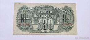 100 korún 1944 Československo - 2