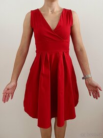 Červene šaty H&M - velkost S - 2