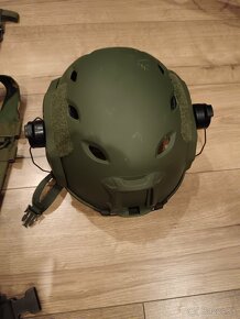 Predam chest rig a fast helmu - 2