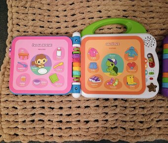 Vtech kniha 100 slovicok a Fisher price kniha riekaniek - 2