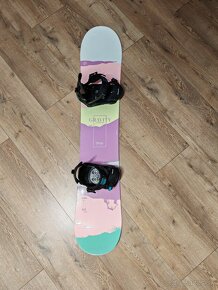 Novy snowboard 144cm nepouzity komplet vybava aj zvlast - 2