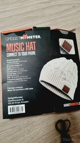 Music Hat - čiapka s bluetooth a reproduktormi - 2