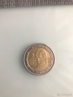 Vzácna minca 2 euro - 2