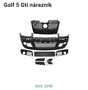 Predám vw golf5 predné a zadné narázník - 2